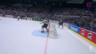 Pasaules hokeja čempionāta spēle Latvija - ASV 0:2