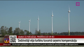 Iedzīvotāji vēja turbīnu tuvumā saņems kompensāciju