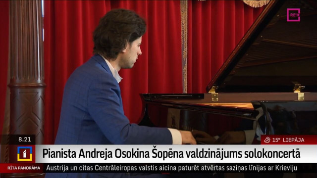 Pianists Andrejs Osokins velta koncertu Šopēnam