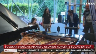 Šovakar vienīgais pianistu Osokinu koncerts šogad Latvijā