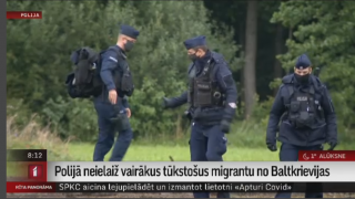 Polijā neielaiž vairākus tūkstošus migrantu no Baltkrievijas