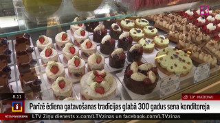 Parīzē ēdiena gatavošanas tradīcijas glabā 300 gadus sena konditoreja