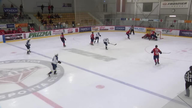 Latvijas hokeja Virslīgas spēlē HK "Mogo/LSPA" sagrauj "Prizmu"