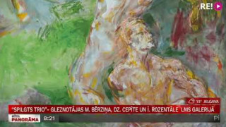 "Spilgts trio"- gleznotājas Maija Bērziņa, Dzintra Cepīte un Īra Rozentāle  LMS galerijā