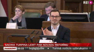 Saeima turpina lemt par novadu reformu