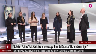 Vokālā grupa "Latvian Voices" laiž klajā jaunu videoklipu Imanta Kalniņa "Buramdziesmiņai"