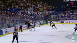 Pasaules hokeja čempionāta spēle Vācija - Latvija 7:0