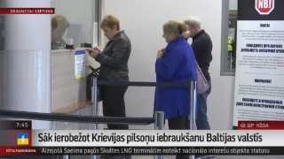 Sāk ierobežot Krievijas pilsoņu iebraukšanu Baltijas valstīs