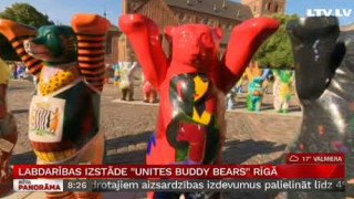 Labdarības izstāde "United Buddy Bears" Rīgā