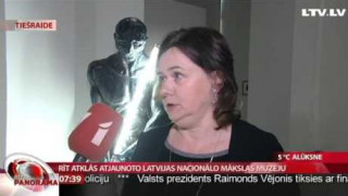 Rīt atklās atjaunoto Latvijas Nacionālo mākslas muzeju. Intervija ar Elitu Ansoni