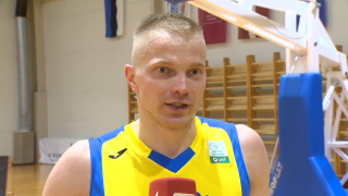 Latvijas-Igaunijas basketbola līga. BK «Ogre» - BK «Ventsplis». Kristaps Mediss
