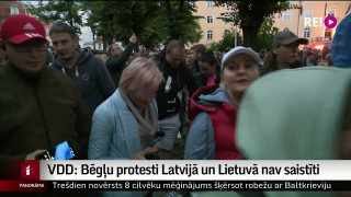 VDD: Bēgļu protesti Latvijā un Lietuvā nav saistīti