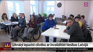 Ukraiņi iepazīst cilvēku ar invaliditāti tiesības Latvijā