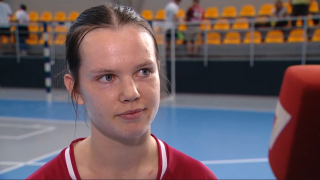 Latvijas U19 sievietes negūst panākumu arī pār Igaunijas izlasi. Vitnija Paula Krodziniece