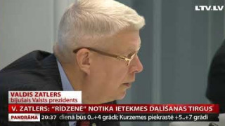 V. Zatlers: "Rīdzenē" notika ietekmes dalīšanas tirgus