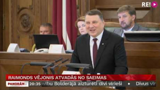 Raimonds Vējonis atvadās no Saeimas