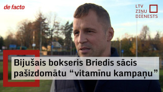 Bijušais bokseris Briedis sācis pašizdomātu "vitamīnu kampaņu" skolās