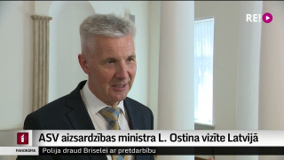 ASV aizsardzības ministra L. Ostina vizīte Latvijā