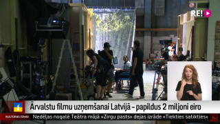 Ārvalstu filmu uzņemšanai Latvijā – papildus 2 miljoni eiro