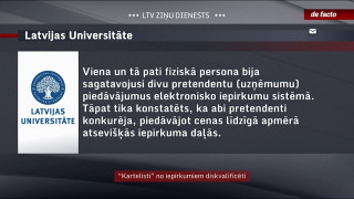 "Kartelisti" no iepirkumiem diskvalificēti