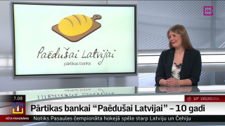 Intervija ar pārtikas bankas "Paēdušai Latvijai" vadītāju Agitu Kraukli