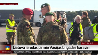 Lietuvā ierodas pirmie Vācijas brigādes karavīri