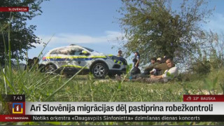 Slovēnija migrācijas dēļ pastiprina robežkontroli