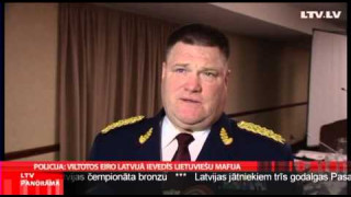 Policija: viltotos eiro Latvijā ievedīs lietuviešu mafija