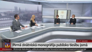 Pirmā zinātniskā monogrāfija publisko tiesību jomā