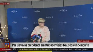 Par Lietuvas prezidenta amatu sacentīsies Nausēda un Šimonīte