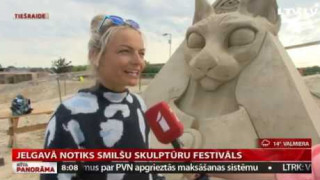 Jelgavā Pasta salā notiks ikgadējais Smilšu skulptūru festivals