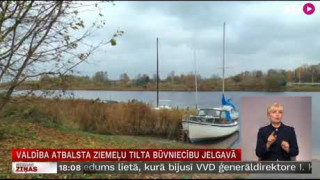 Valdība atbalsta Ziemeļu tilta būvniecību Jelgavā