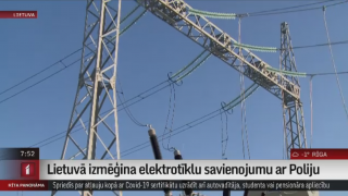 Lietuvā izmēģina elektrotīklu savienojumu ar Poliju