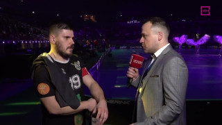 Latvijas florbola čempionāta fināls "Talsu NSS/Krauzers" - FS "Masters/Ulbroka". Intervija ar Tomu Akmeņlauku