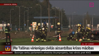 Pie Tallinas vērienīgas civilās aizsardzības krīzes mācības