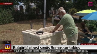 Bulgārijā atrasts senās Romas sarkofāgs