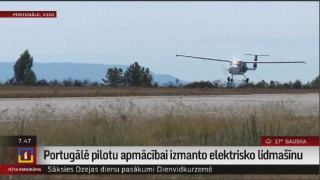 Portugālē pilotu apmācībai izmanto elektrisko lidmašīnu