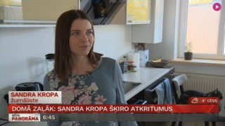 Domā zaļāk: Sandra Kropa šķiro atkritumus