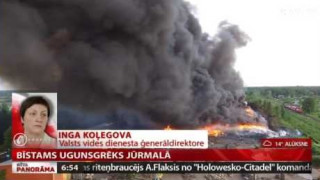 Telefonsaruna ar Ingu Koļegovu par ugunsgrēku Jūrmalā