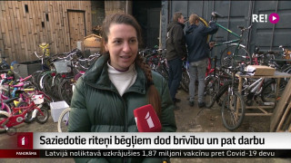 Saziedotie riteņi bēgļiem dod brīvību un pat darbu