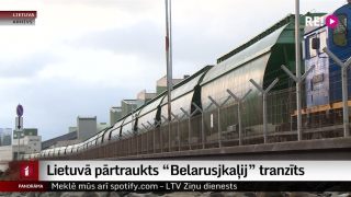 Lietuvā pārtraukts "Belarusjkaļij" tranzīts