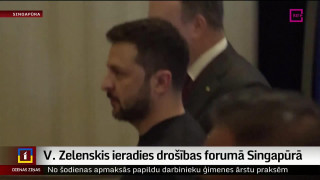 V. Zelenskis ieradies drošības forumā Singapūrā