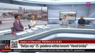 Skanēs "Baltijas ceļa" 35. gadadienai veltīts koncerts "Vienoti brīvībai"