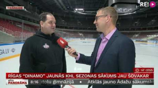 Rīgas "Dinamo" jaunās KHL sezonas sākums jau šovakar. Intervija ar Ģirtu Ankipānu