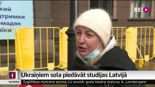Ukraiņiem sola piedāvāt studijas Latvijā