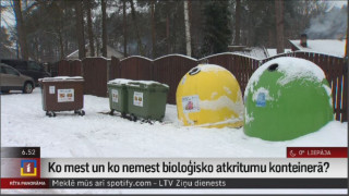 Ko mest, un ko nemest bioloģisko atkritumu konteinerā?