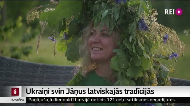 Ukraiņi svin Jāņus latviskajās tradīcijās