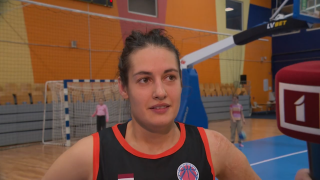 Baltijas Sieviešu basketbola līgas spēle "TTT Rīga" - "RSU". Ieva Pulvere