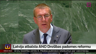 Latvija atbalsta ANO Drošības padomes reformu