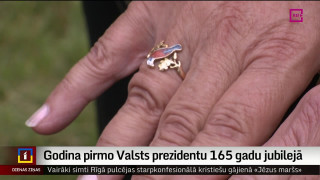 Godina pirmo Valsts prezidentu 165 gadu jubilejā